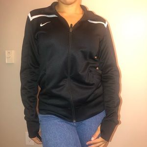 Black Nike DriFit Zip Up